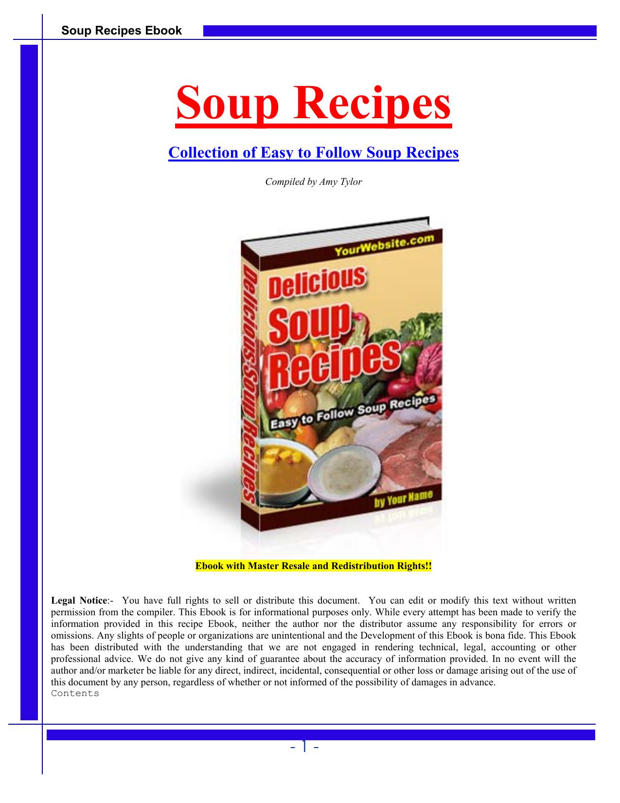 Soup Recipes